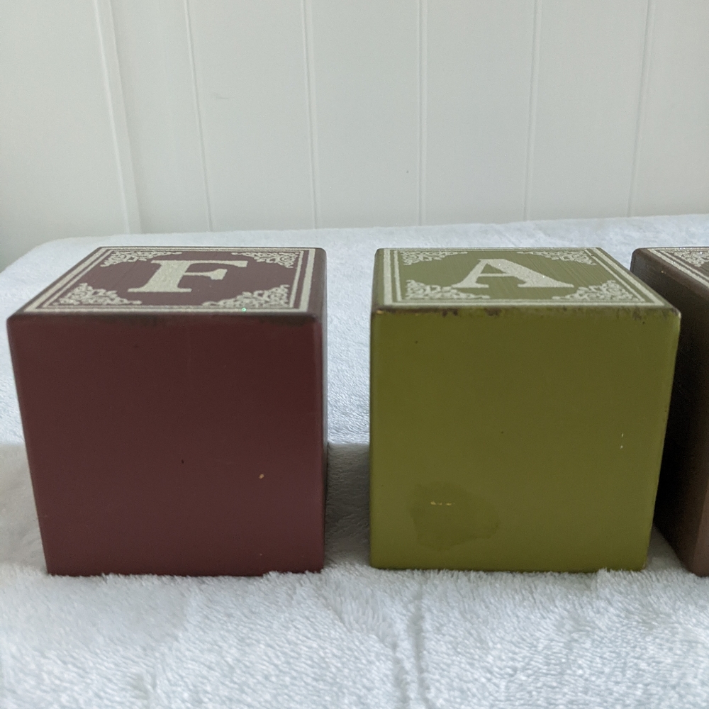 FALL Letter Cubes - Picture 8 of 11